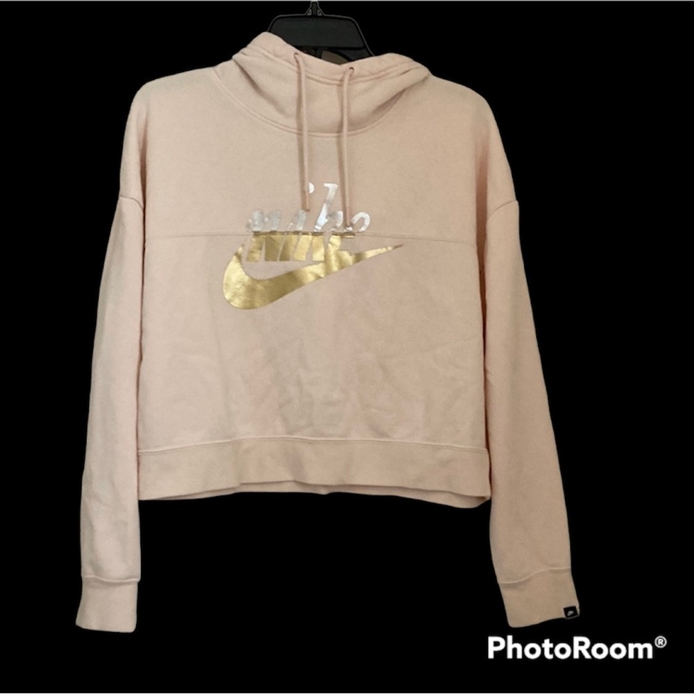 Nike Crop top long sleeve sweater sweatshirt hoodie - Size M